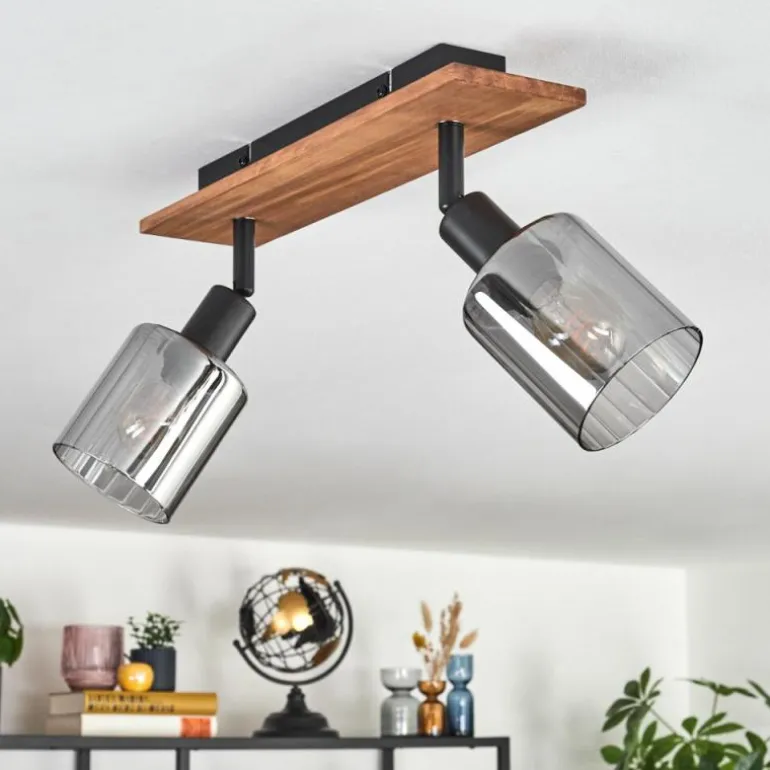 Aggebu Plafonnier Écru, Noir, 2 lumières