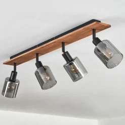 Aggebu Plafonnier Écru, Noir, 4 lumières