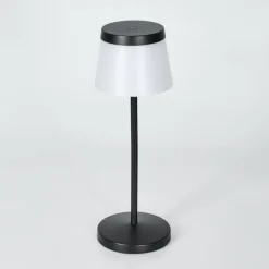 Algeraz Lampe de table d'extérieur, Lampe à poser LED Noir, 1 lumière