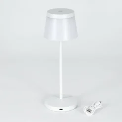 Algeraz Lampe de table d'extérieur, Lampe à poser LED Blanc, 1 lumière