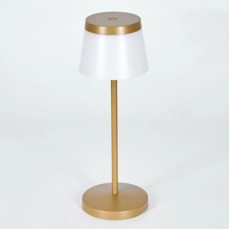 Algeraz Lampe de table d'extérieur, Lampe à poser LED Beige, 1 lumière