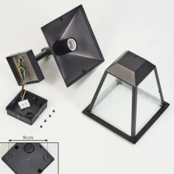 Anfei Lampe murale d´extérieur Noir, 1 lumière