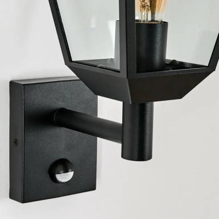 Anfei Lampe murale d´extérieur Noir, 1 lumière, Détecteur de mouvement