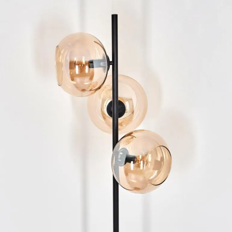 Apedo Lampadaire Ambre, 3 lumières