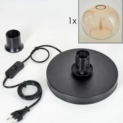 Apedo Lampe à poser Ambre, Clair, 1 lumière