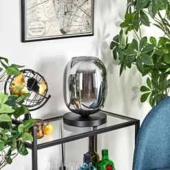 Apedo Lampe à poser Noir, 1 lumière