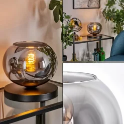 Apedo Lampe à poser Noir, 1 lumière
