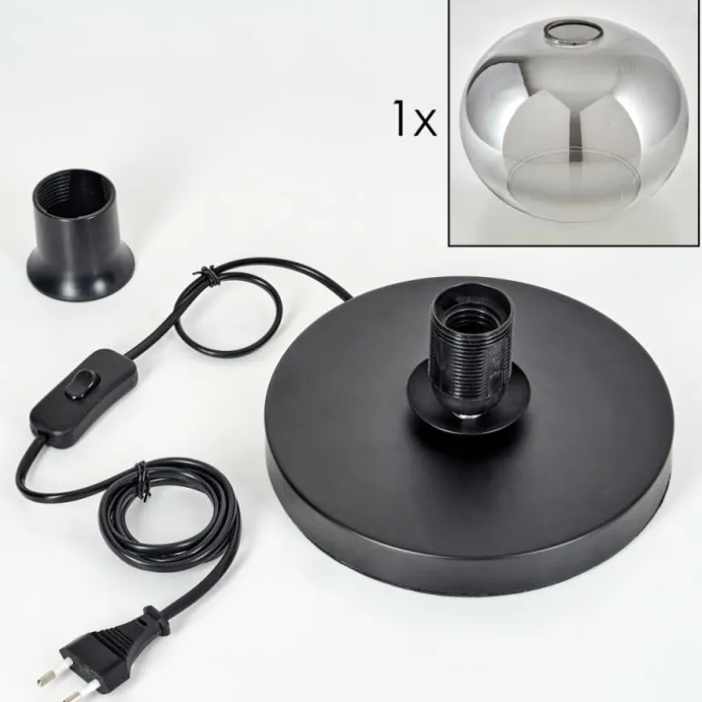 Apedo Lampe à poser Noir, 1 lumière