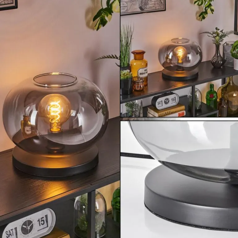 Apedo Lampe à poser Noir, 1 lumière