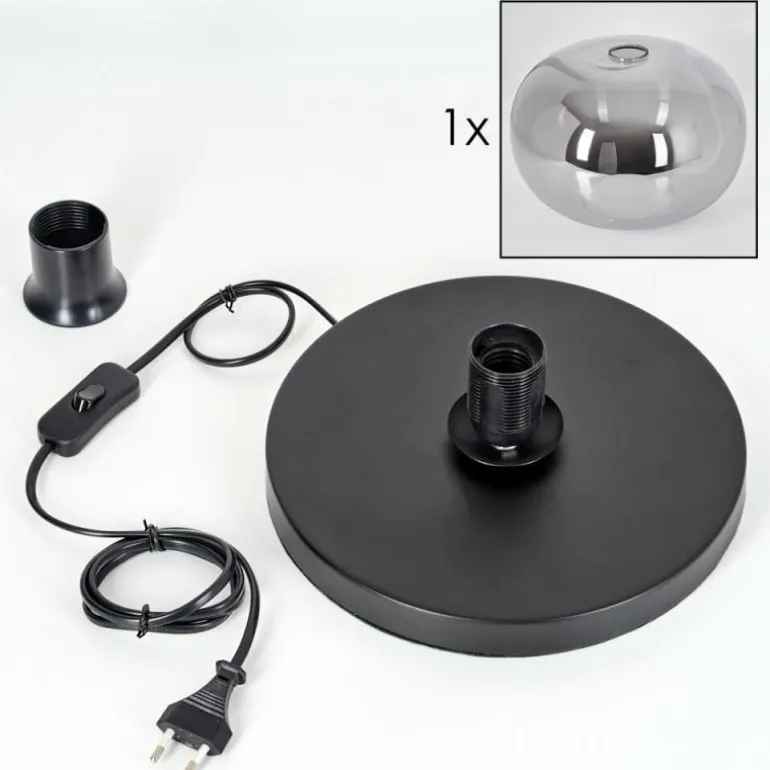 Apedo Lampe à poser Noir, 1 lumière