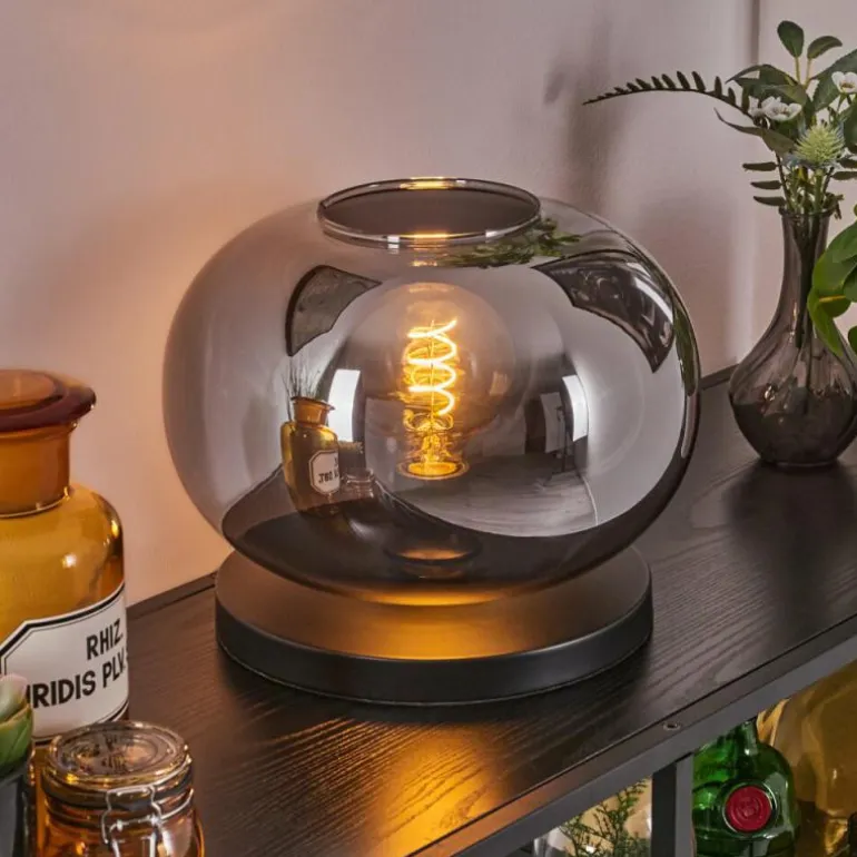 Apedo Lampe à poser Noir, 1 lumière