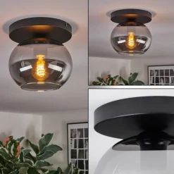 Apedo Plafonnier, Boule lumineuse Fumé, 1 lumière