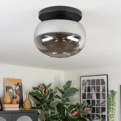 Apedo Plafonnier, Boule lumineuse Fumé, 1 lumière