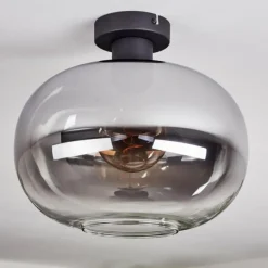 Apedo Plafonnier, Boule lumineuse Clair, Fumé, 1 lumière