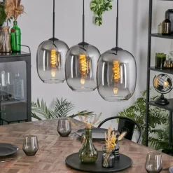 Apedo Suspension, Suspension Clair, Fumé, 3 lumières