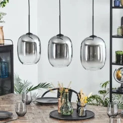 Apedo Suspension, Suspension Clair, Fumé, 3 lumières