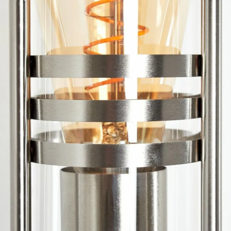 Applique extérieure Forli Acier inoxydable, Transparent, 1 lumière