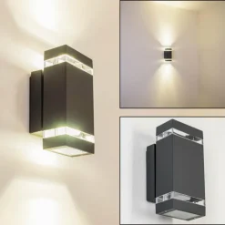 Applique extérieure Lutak LED Anthracite, 2 lumières