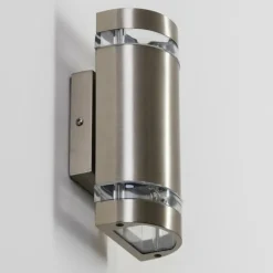 Applique extérieure Maturin Acier inoxydable, 2 lumières