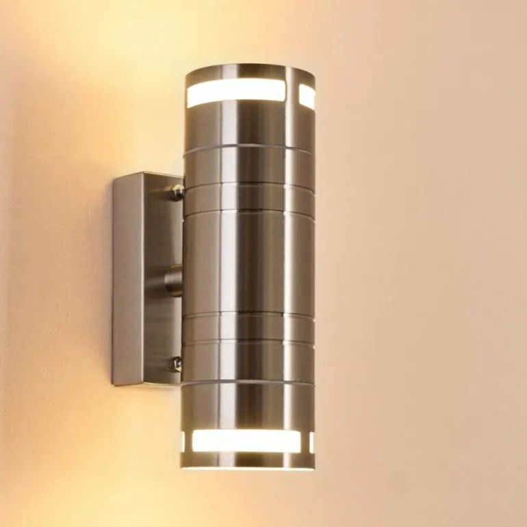 Applique extérieure Selve Acier inoxydable, 2 lumières