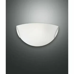 Applique Fabas Luce FOX Nickel mat, 1 lumière