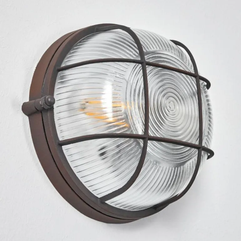 Applique murale Chaquire Brun, Rouille, 1 lumière