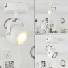Applique murale Gadmen Chrome, Blanc, 1 lumière