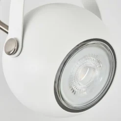 Applique murale Gadmen Chrome, Blanc, 1 lumière