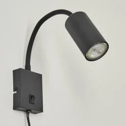 Applique murale Javel Noir, 1 lumière