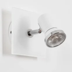 Applique murale Lanrigan LED Chrome, Blanc, 1 lumière