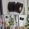 Applique murale Laonsana LED Noir, 1 lumière