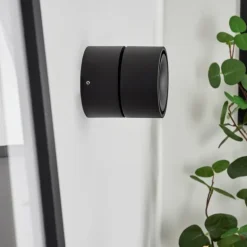 Applique murale Laonsana LED Noir, 1 lumière