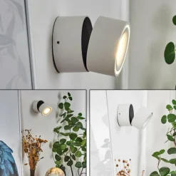 Applique murale Laonsana LED Blanc, 1 lumière