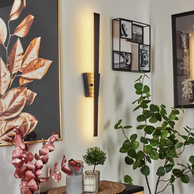 Applique murale Meels LED Noir, 1 lumière