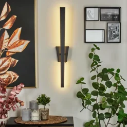 Applique murale Meels LED Noir, 1 lumière