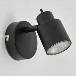 Applique murale Nestavel LED Noir, 1 lumière