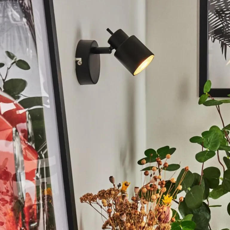 Applique murale Nestavel LED Noir, 1 lumière