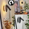 Applique murale Orchaise LED Noir, Blanc, 2 lumières
