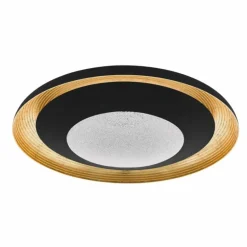 Applique murale / Plafonnier Eglo CANICOSA 2 LED Or, Noir, 1 lumière
