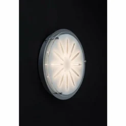 Applique murale / Plafonnier Brilliant Cathleen LED Chrome, 1 lumière