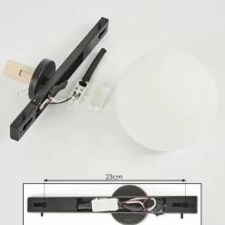 Applique murale Rascoupet Blanc, 1 lumière