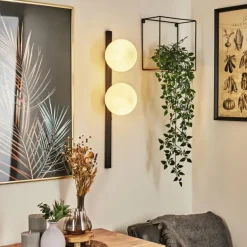 Applique murale Rascoupet Blanc, 2 lumières