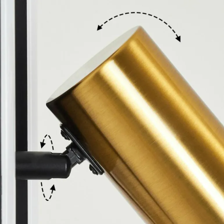 Applique murale Reboleiro LED Noir, 2 lumières
