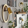 Applique murale Reboleiro LED Noir, 2 lumières