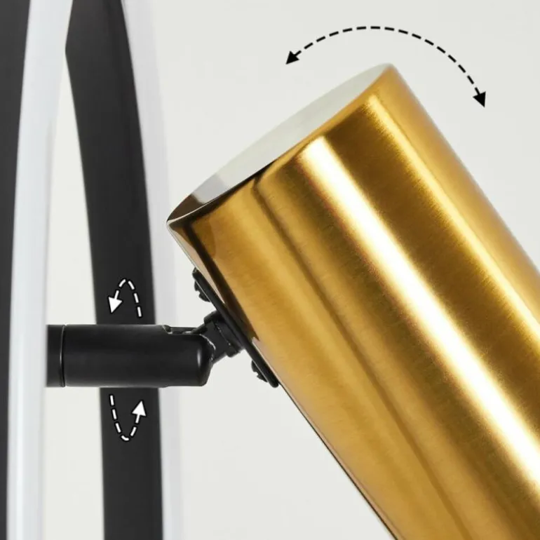 Applique murale Reboleiro LED Noir, 2 lumières