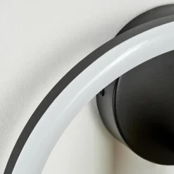 Applique murale Reboleiro LED Noir, 2 lumières