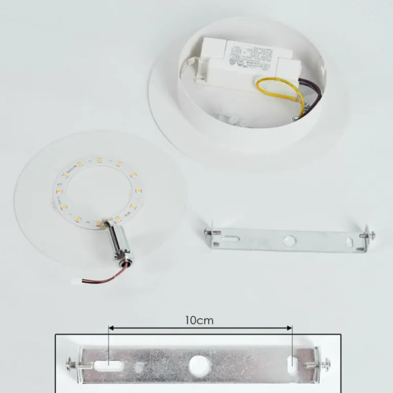 Applique murale Sanguedo LED Chrome, Blanc, 1 lumière