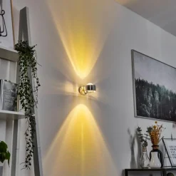 Applique murale Sapri Argenté, 1 lumière