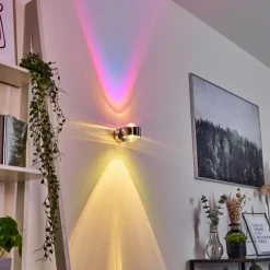 Applique murale Sapri Chrome, 1 lumière