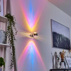 Applique murale Sapri Chrome, 1 lumière